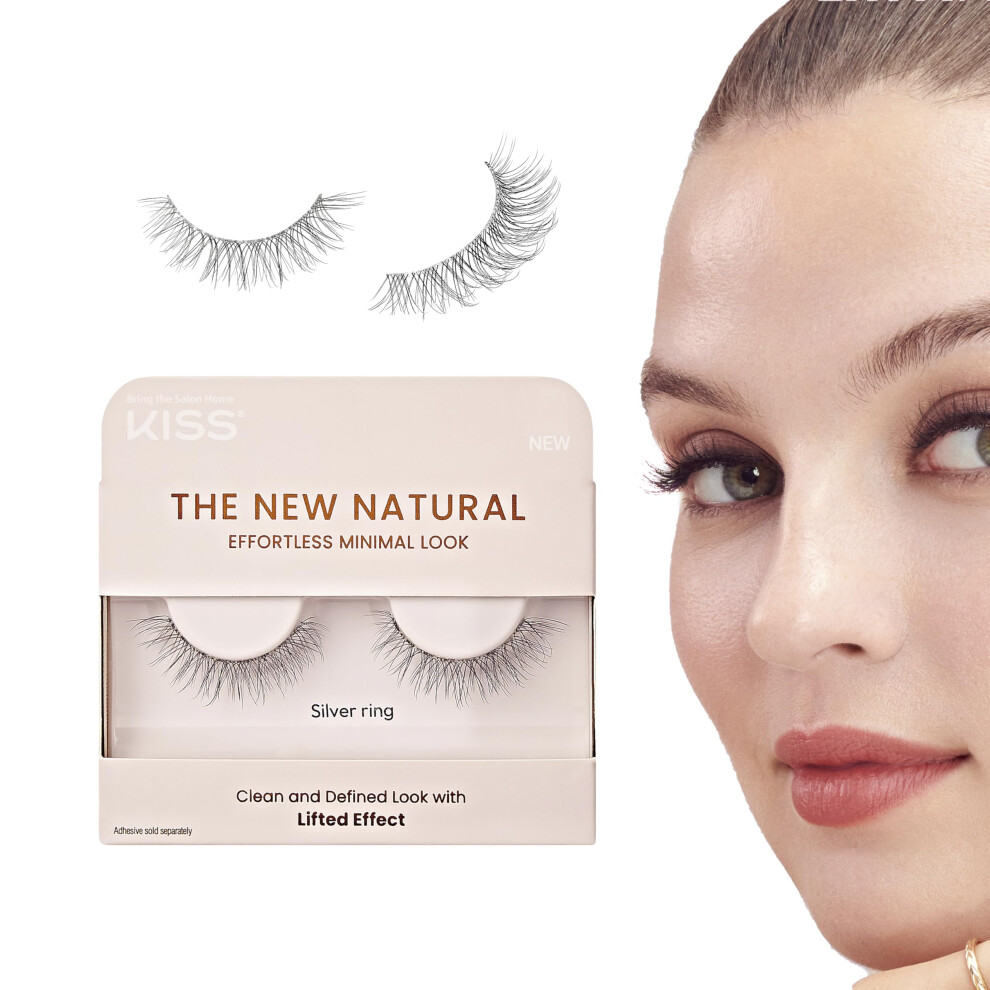 Baiser Kiss The New Natural Effortless Minimal Look False Eyelashes 12Mm Full Strip Lash Single Pack Nns02 1 Pair