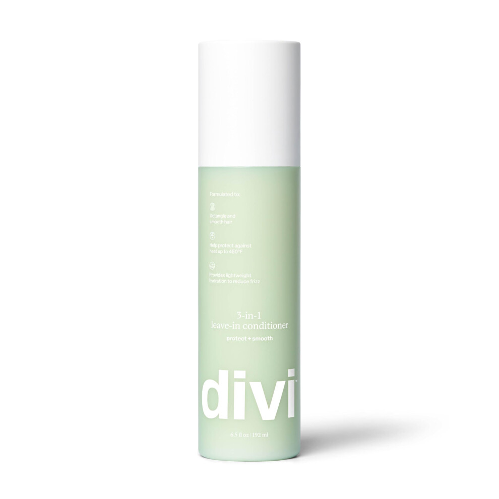 Photos - Hair Product divi 3-in-1 Leave-In Conditioner - Lightweight Formula to Detangle and Hydrate Hair While Protecting Against Heat - 6 Fl Oz