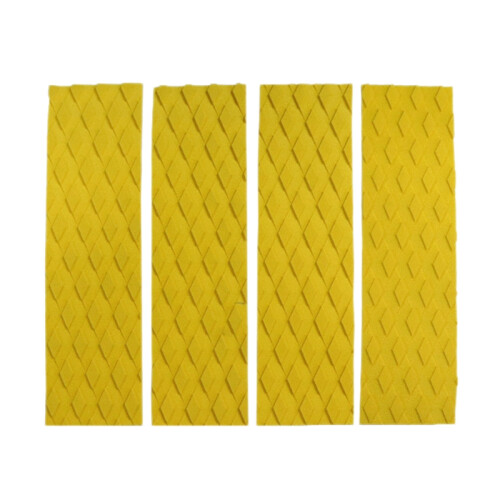 4Pcs/Lot Surfing Front Traction Pad-SUP Surfboard Deck Grip(Yellow) 1