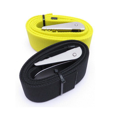 1.35M Professional Adjustable Scuba Diving Weight Belt Yellow 2