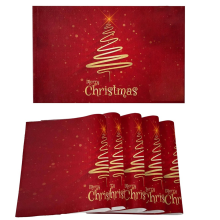 Merry Christmas Tree Placemats Set of 6