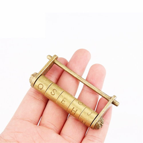 Combination Lock Alphabet Jewelry Box Padlock 2