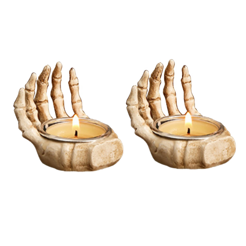 Halloween, skull resin ornaments, fingers 1
