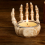 Halloween, skull resin ornaments, fingers 5