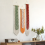 Nordic Leaf Woven Macrame Tapestry Hanging Boho Tassel Wall A 4