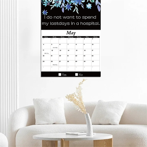 Guided Final Arrangements When I'M Gone calendar 2025 2