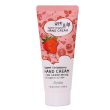 esfolio Sweet Strawberry Hand Cream - Moisturizing Hand Lotion  Hydrating & Nourishing Cream for Dry Hands  Fast-Absorbing  Non-Greasy  Soft & Smooth