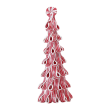 Desktop Christmas Tree Home Centerpiece Candy Cane Top Decor