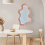 Charm Cloud Shaped Mirror - Irregular Wall Hanging for Makeup 6