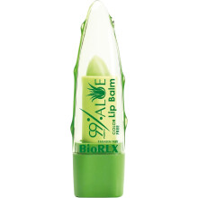 BioRLX 99% Purity Aloe Vera Color-Free Lip Balm - Natural Moisturizing Unisex Lip Care for Hydrated and Radiant Lips (Aloe - Color Free 0.12 Ounce (