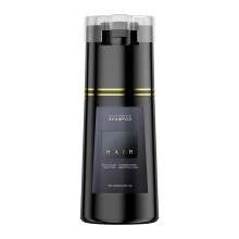Bupposes Natural Black Hair Color Shampoo Instant 3-i-1 Ammoniak & Paraben Free Black Velegnet til m?rkt h?r