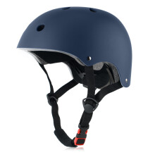 Kinder-Fahrradhelm, verstellbar und multisportf hig, vom Kleinkind bis zum Jugendlichen, 3 Gr en (Marineblau)