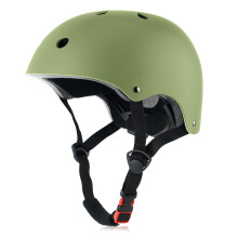 Kids Bike Helmet Adjustable and Multi-Sport from Toddler to Youth 3 Sizes (Olive)