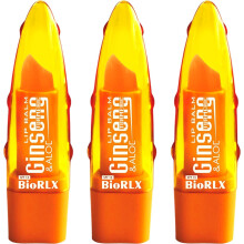 BioRLX Aloe Vera Ginseng Kurkuma Lippenbalsam (drei Lippenbalsame)