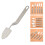 5Pcs Cake Decorating Spatula Chocolate Baking Tool 7