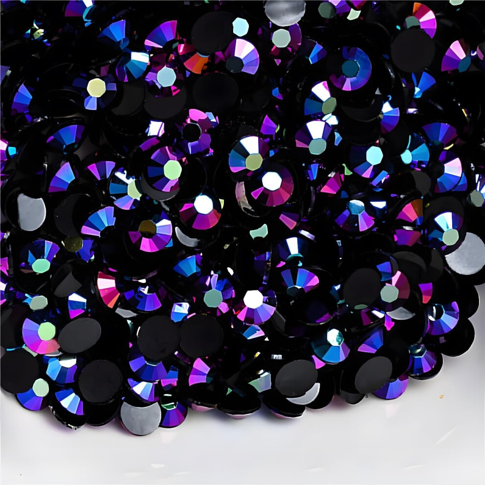 Flatback Rhinestones Rond Gems voor Nagels Art en Ambachten 2000St SS16 4mm AB Kristallen Glitter Steentjes