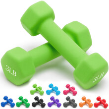 Portzon 10 kleurenopties Compatibel met set van 2 neopreen halters 1-21 LB Antislip Anti-rol Hex-vorm