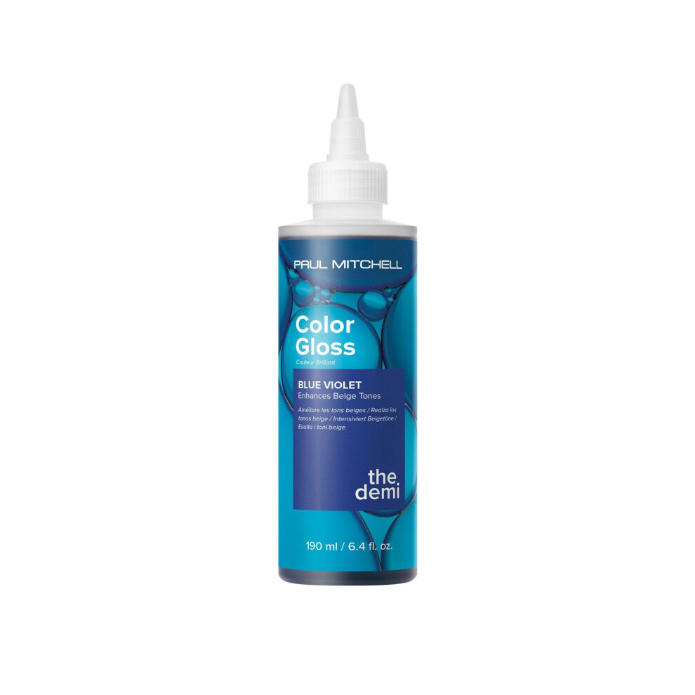 Paul Mitchell The Demi Color Gloss  Glosses in 3 Minutes  Blue Violet  6.4 Fl Oz
