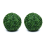 2 Pcs Artificial Plant Topiary Ball Garden Spheres L 2