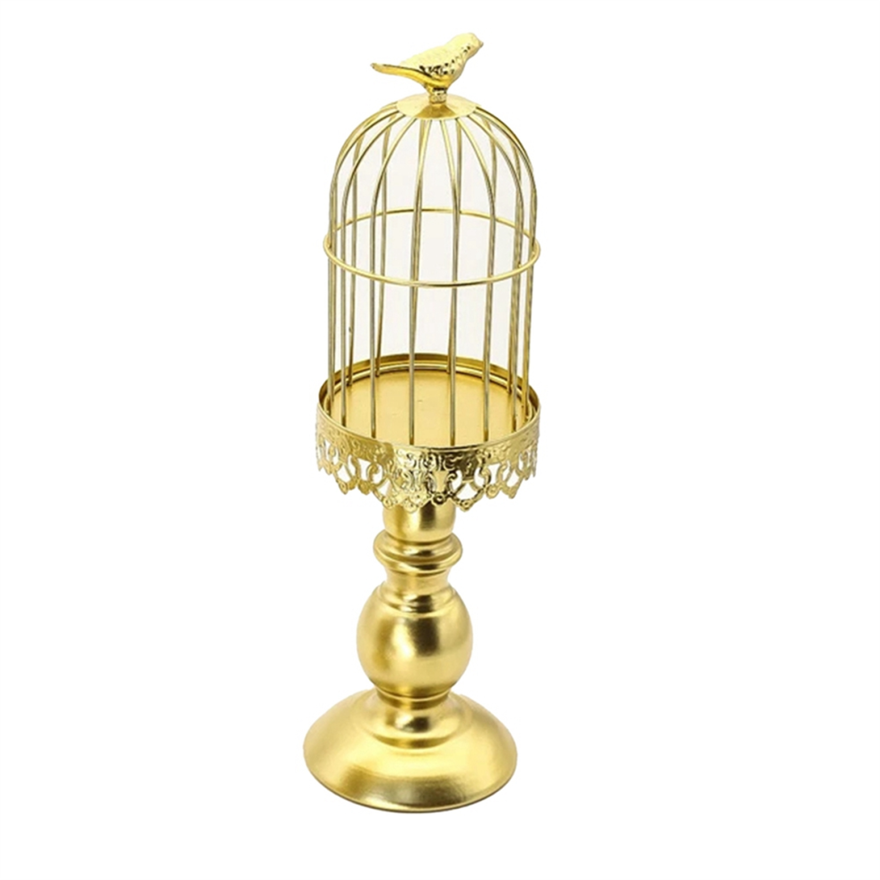 Vintage Bird Cage Candle Holder Decoration Holder,Gold,L-image-OPC-PGDQ2W7-NEW