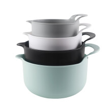 VAREN S BAREVNM vnorovacm plastovm mixem Set s nalvacmi hubicemi a dradly Mint 4dln protiskluzov