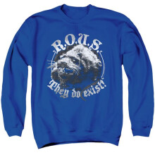 Trevco Sportswear PB111E-AS-2 Princess Bride They Do Exist Adult Crewneck Sweatshirt, Royal - Medium