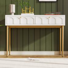 Dressing Table Cream-White -H76.5/W100/D45 Cm