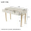 Dressing Table Cream-White -H76.5/W100/D45 Cm 2