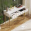 Dressing Table Cream-White -H76.5/W100/D45 Cm 4