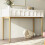 Dressing Table Cream-White -H76.5/W100/D45 Cm 10