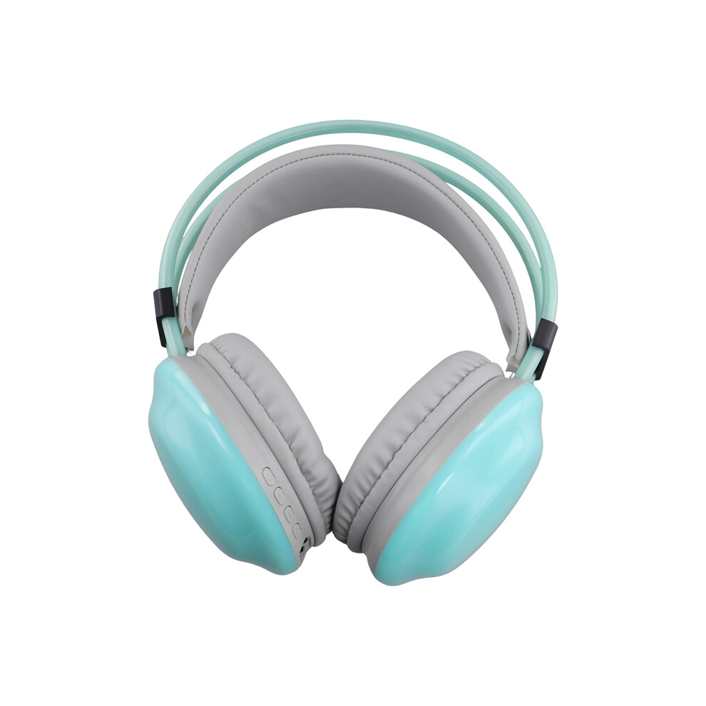 Rgb Gaming Headphones Bluetooth Wireless Headphone E-Sports Game Headset Dynamic Lightingcomputer Mint Green 4852496747541