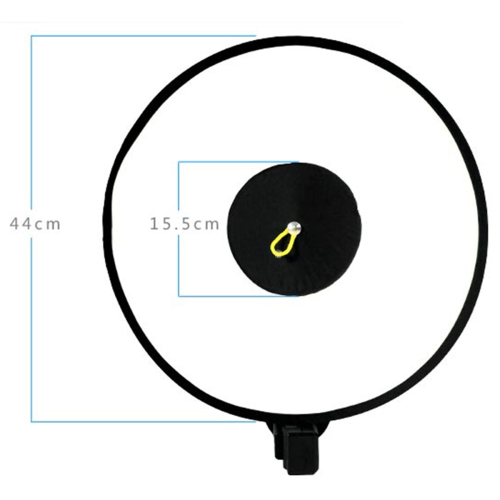 Universal 44cm Round Flash Softbox Portable Foldable Style Speedlite Diffuser Reflector Strap for Camera 2
