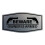 Fancy Beware Owner is Armed Sign (Brushed Silver) - Small 2 Pack 1