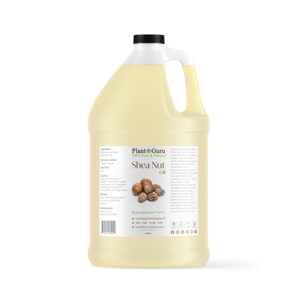 African Shea Nut Butter Oil Gallon 7.5 lbs. Bulk 100% Pure Natural Skin  Face  Hair Growth And Moisturizer. DIY Body Butters  Lotions  Creams  Lip Bal-image-OPC-PGDQ7JV-NEW