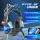 Wired Gaming Headset with Microphone for Switch PC Computer Laptop Headphone B 8