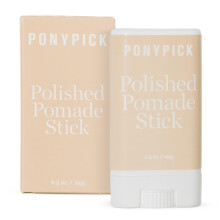 Pony Pick THE Polished Pomade Stick | Strong Hold Natural Shine & Frizz Control Hair Wax Stick | Defines Style & Flyaway Hair Tamer Stick | Travel-Fr