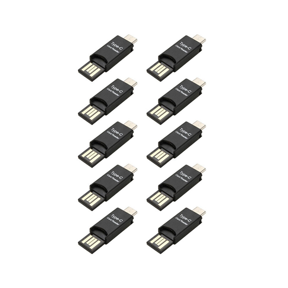 10X Usb 3.1 Type C Usb-C To Micro-Sd Tf Card Reader Adapter For Pc Cellphone 4852496747824