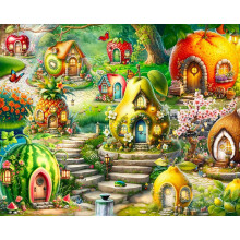Springbok Fruitful Dream Village puzzel van 500 stukjes voor volwassenen