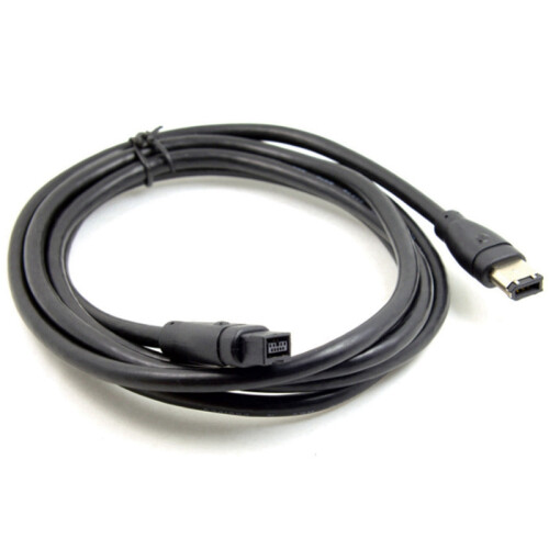 2X FireWire IEEE 1394B Cable 9Pin to 6Pin 800Mbps Data ( 1.8Meter) 2