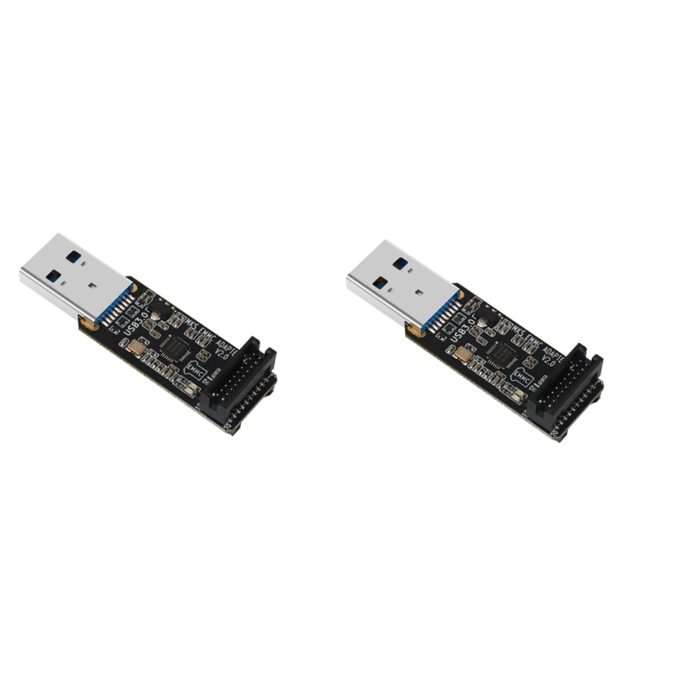 Photos - Card Reader / USB Hub 2X for MKS EMMC-ADAPTER V2 USB 3.0 Card Reader EMMC Module Micro-SD TF Pi SKIPR