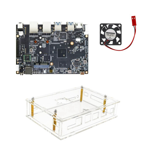 Spacemit Case For Bananapi -F3 Development Board+Case+Fan SpacemiT K1 8Core RISC-V 2G ...