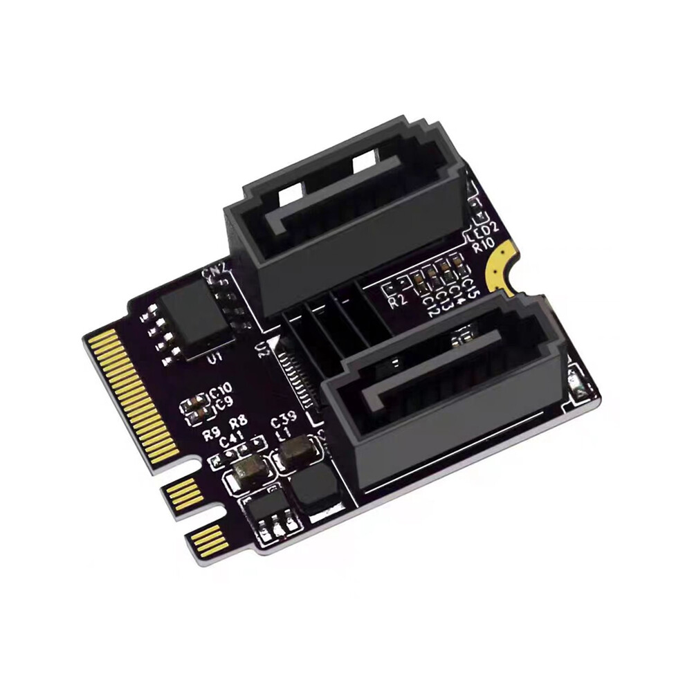 M2 To Sata3.0 Expansion Card Key A+E Wifi M.2 Sata Hdd Adapter Drive-Free Jmb582 4852496751494