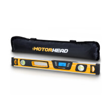 MOTORKOP 24-inch 0? - 180? SMART DIGITAL Level LCD-scherm Hoorbare waarschuwingen Waterstof- en schokbestendig Magnetische bodem Inclusief tas Goed z