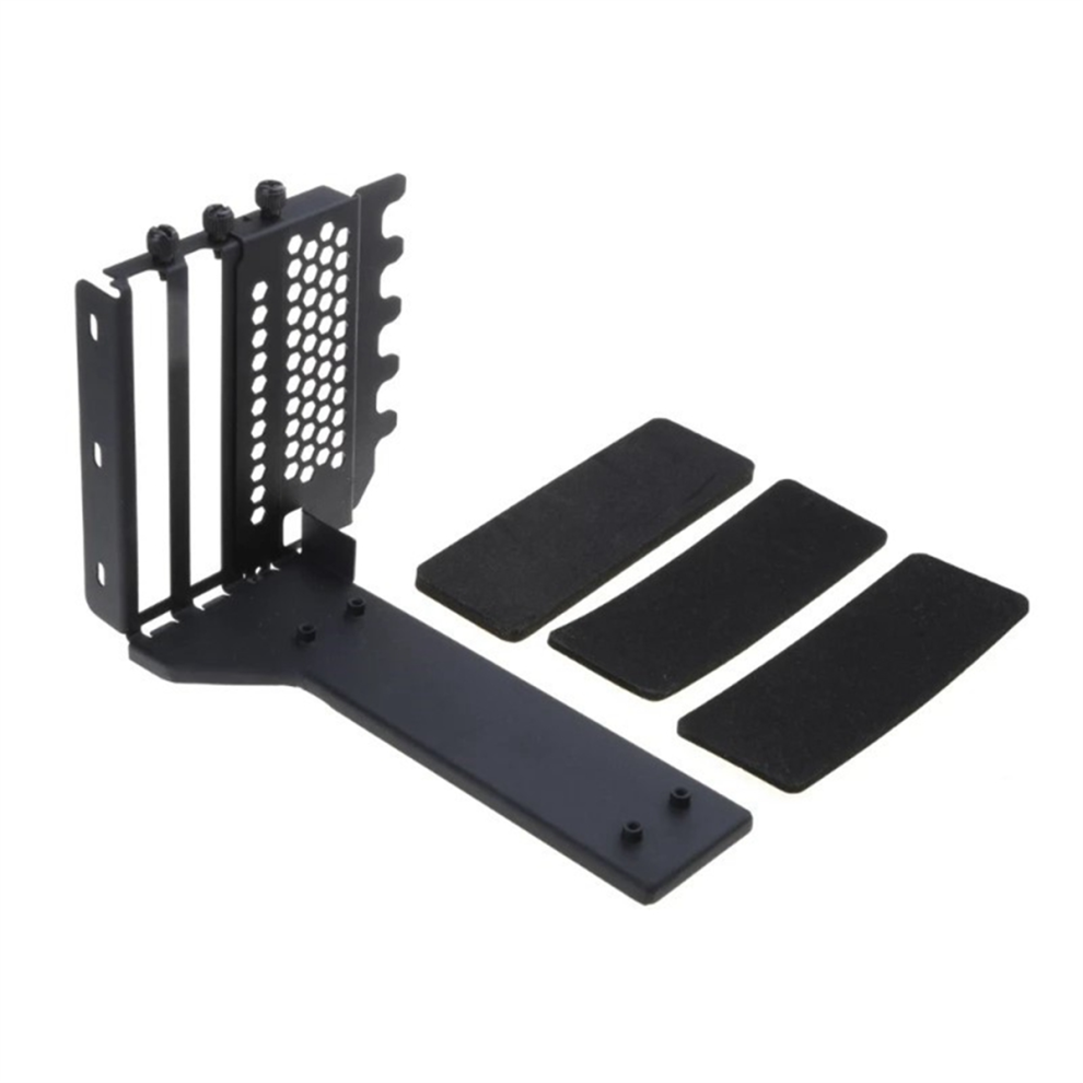Universal Vertical Gpu Holder Riser Atx Matx Case Vga Graphics Card Steering Bracket For 3090, 4090 Cards Black 4852496753467