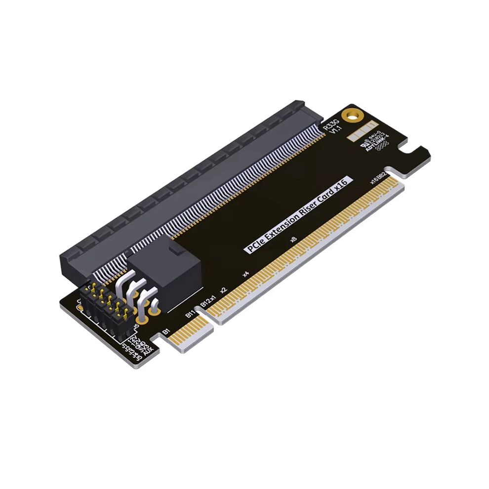 High Speed Pci Express 5.0 16X Riser Extended Card Pci-E To Pcie Slot Connectors Pcie X16 Converter For 1U 2U Server 4852496753702