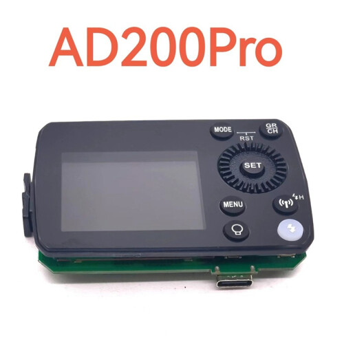 1 Pcs NEW Main Board for AD200 Pro AD200Pro Back Control ASSY Mainboard with LCD Screen+Button+Rubber Flash Part 2