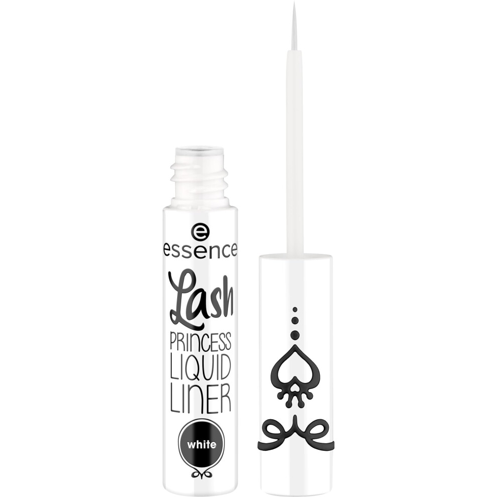 ??S?A White Essence | Lash Princess Liner | Smudge Proof Matte Eyeliner With Ultra-Fine Brush Tip | Vegan & Cruelty Free