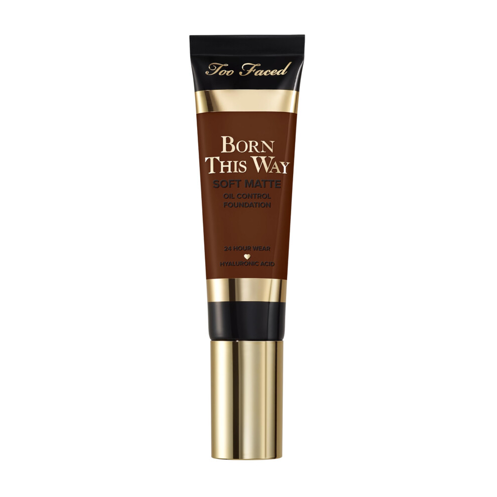 Too Faced Born This Way Soft Matte Foundation | Hydrating Oil Control Long Lasting + Waterproof 1 Fl Oz Truffle