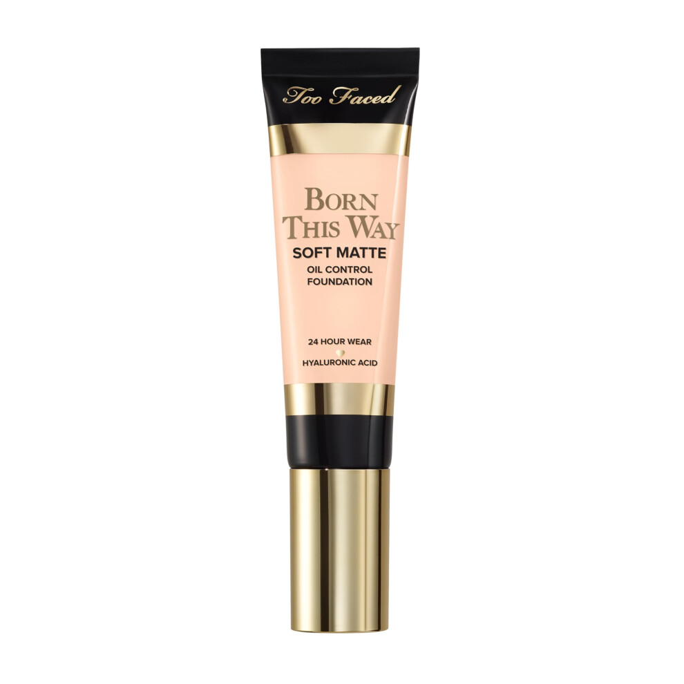 Too Faced Born This Way Soft Matte Foundation | Hydrating  Oil Control  Long Lasting + Waterproof  1 Fl Oz  Snow