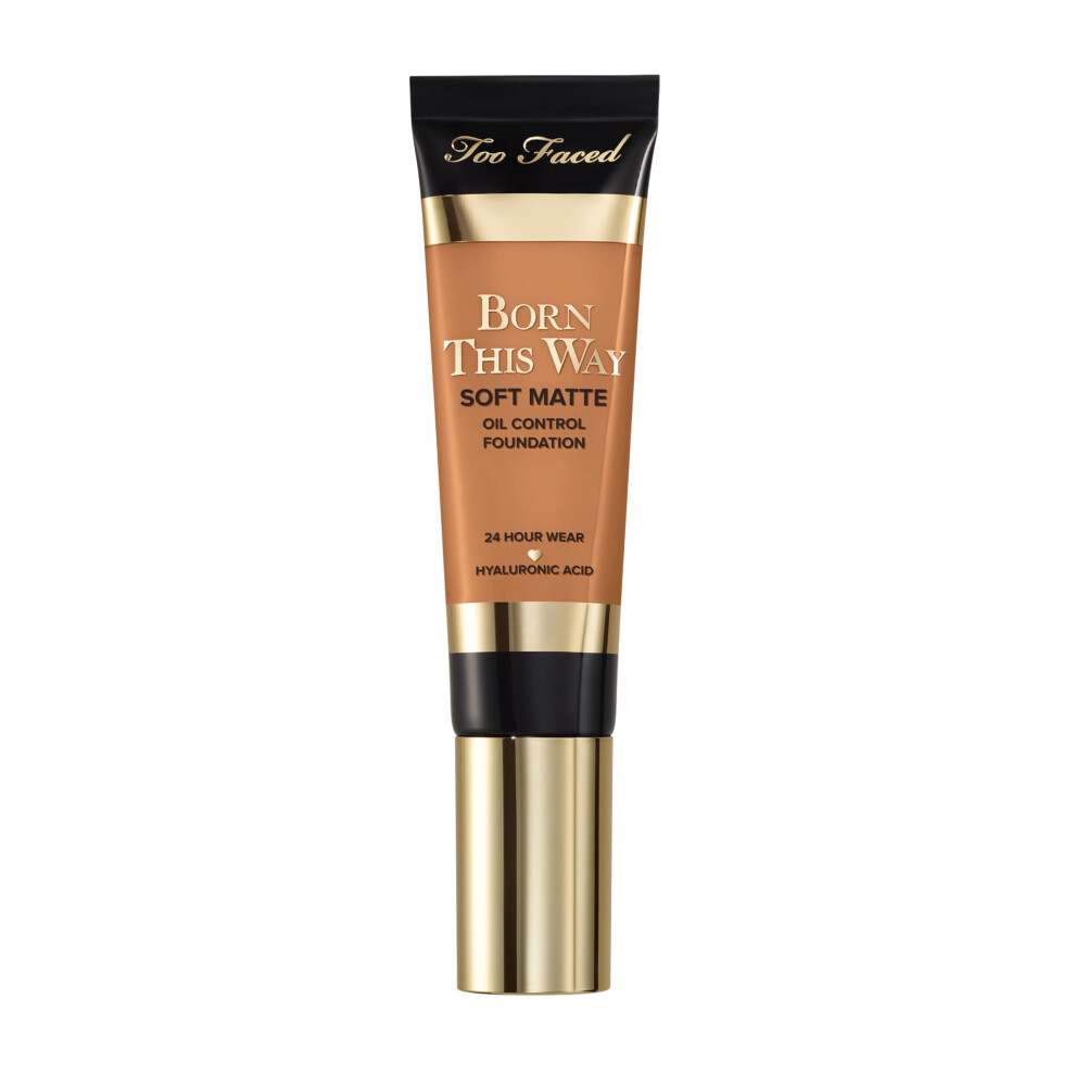 Too Faced Born This Way Soft Matte Foundation | Hydrating  Oil Control  Long Lasting + Waterproof  1 Fl Oz  Sand